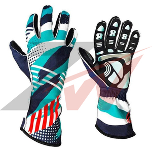 Gants <span class=keywords><strong>de</strong></span> course automobile personnalisés multicolores à doigts complets pour hommes et femmes, protection tactile multi-couleurs, gants <span class=keywords><strong>de</strong></span> <span class=keywords><strong>rallye</strong></span> automobile OEM - Product Image 2