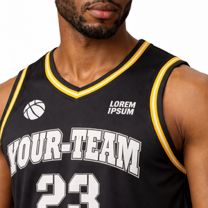 Ensemble d'uniformes de basketball personnalisés professionnels pour hommes, maillot et short de sublimation haut de gamme avec tissu respirant - Product Image 2