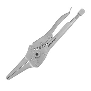 Alicates de presión de acero inoxidable de alta resistencia con agarre de precisión y sujeción segura para animales, de punta fina, de 10 pulgadas, con conexión lateral/terminal mediana - Product Image 6