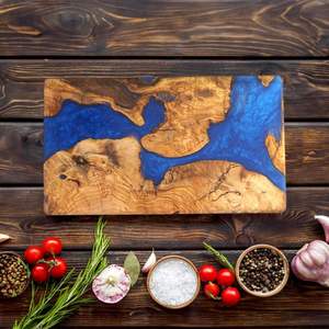 Planche à découper en bois de résine, épaisseur 2,0 cm, forme personnalisable, jetable et compatible lave-vaisselle - Product Image 1