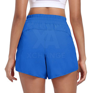 Shorts de course légers, respirants et écologiques pour femmes, séchage rapide, taille haute, effet délavé, pour activités de plein air, gym, fitness, entraînement et usage décontracté - Product Image 6