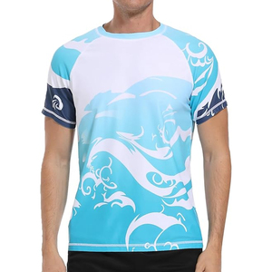 Men Wolf Print <b>Compression</b> <b>Shirt</b> Quick Dry Gym Fitness Sportswear Rash Guard Custom Logo OEM Manufacturer - Product Image 1