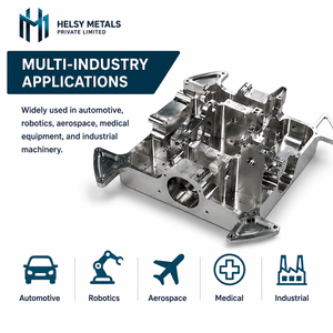 Boîtier d'usinage VMC en aluminium, technologie multi-axes, cavités de précision, interfaces, stabilité supérieure, automobile, aérospatiale - Product Image 4