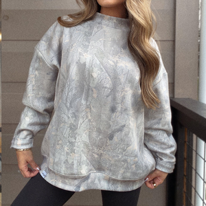 Custom Embroidered Front Sublimation Short Turtleneck Sweatshirt Women Premium Pullover Lightweight Casual Winter Wear Personal - Product Image 3