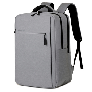 Custom <b>Large</b> Capacity Waterproof Nylon <b>School</b> Travel <b>Backpack</b> with Zipper Closure USB Port Air Cushion Belt & Logo Laptop Bags - Product Image 1