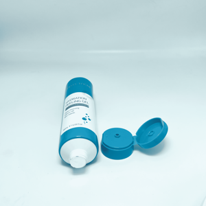 Tube en aluminium plastique laminé ABL écologique pour l'emballage de cosmétiques, nettoyant visage, avec impression offset et marquage à chaud - Product Image 5