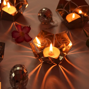 Handmade Tribal Culture <b>Tealight</b> Holder-Spiral Design-Stainless Steel-Set of Two for Birthday & Christmas Home Decoration - Product Image 3