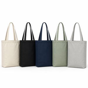 Sacs fourre-tout en coton réutilisables de qualité supérieure avec des sacs de courses écologiques pour les supermarchés, les boutiques, les magasins de détail et les utilisations promotionnelles - Product Image 1