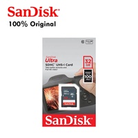 Carte mémoire SD Ultra SanDisk 32 Go 100 Mo/s, C10, SDSDUNR-032G-GN3IN