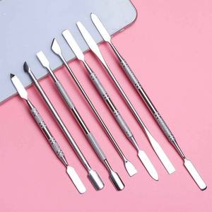 New Cuticle Pusher 2 in 1 Professional Nail Pusher Spatula Pusher Stainless Steel for Manicure Pedicure Trimmer With Custom Logo - Product Image 6