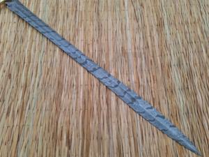 DAMASCO ZEBRA PATRÓN HECHO A MANO EXCALIBUR ESTILO VIKING SWORD 2017 - Product Image 3