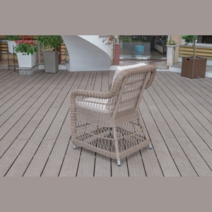Chaise en osier de luxe SAND pour l'extérieur avec dossier haut, idéale pour les villas et les complexes hôteliers - Product Image 5