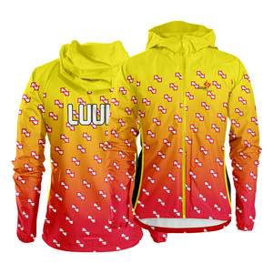 Wholesale OEM Custom Hooded Nylon Coated Windbreaker <b>Jacket</b> Sublimated Windproof Waterproof <b>Sports</b> Team <b>Jacket</b> - Product Image 3