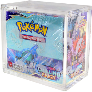 Boîte de protection pour <span class=keywords><strong>booster</strong></span> de cartes à collectionner Pokémon en acrylique transparent avec couvercle magnétique, haute transparence, pour boosters Pokémon anglais - Product Image 2