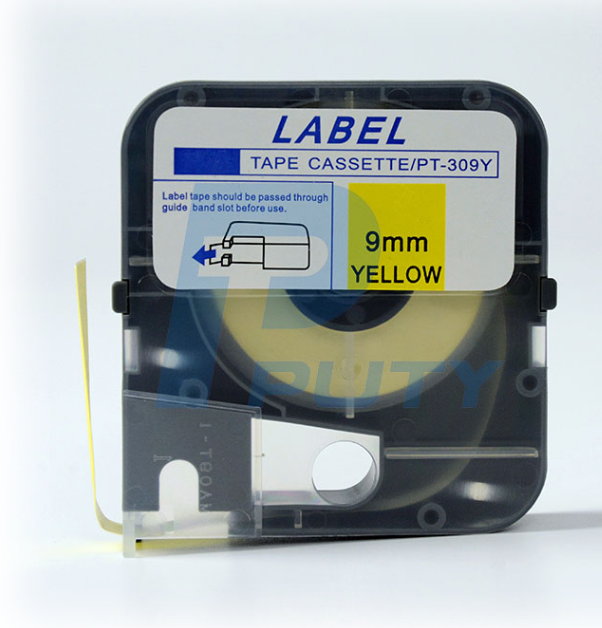 Supply Ribbon Compatible Label Tape Cassette PT-309Y for MAX Letatwin LM-380E Printer