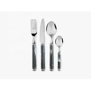 Ensemble de couverts haut de gamme en acier inoxydable, cuillère, fourchette, couteau, design moderne, passe au lave-vaisselle, léger, vaisselle pour hôtel de luxe - Product Image 5