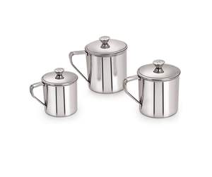 Ensemble bouilloire et pot de service en acier inoxydable écologique en gros, logo personnalisé, 3 tailles pour les voyages et l'ébullition de l'eau - Product Image 2