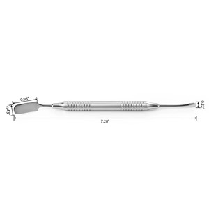 Élévateur périosteal manuel à double extrémité pour implant dentaire, outil chirurgical d'implantation, autoclavable, pour laboratoire, CE - Product Image 6