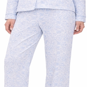 Conjunto de pijama de color personalizado para mujer, de manga larga, con botones, ropa de dormir cómoda, traje de dormir con ajuste cómodo para mujer - Product Image 6