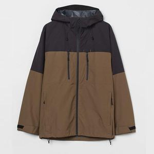 Outdoor Hooded Quilted Windbreaker Men <b>Winter</b> <b>Jacket</b> with Pattern Durable <b>Waterproof</b> Reversible Performance Coat - Product Image 5