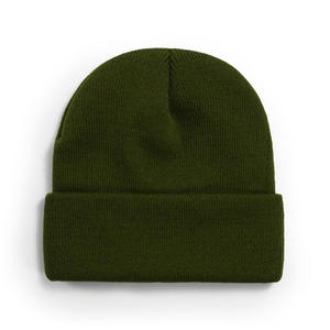 Gorro de Punto Personalizado OEM, Gorro de Invierno Grueso y Cálido con Logotipo Bordado, Gorro con Puño - Product Image 3