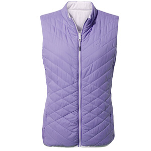 Gilet matelassé léger et chaud pour femme, style décontracté, avec fourrure, pour l'hiver, coupe-vent, pour grandes tailles - Product Image 4