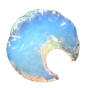 En vrac En Gros Opalite Croissant De Lune Meilleure qualité Cristal Naturel Pierre Précieuse Sculpture Opalite lune pour la fabrication de Bijoux - Product Image 1