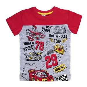 เสื้อยืดสำหรับเด็กผู้ชายเสื้อยืดพิมพ์ลายแขนสั้นผ้าฝ้าย100% ลำลองขายส่งขายส่งขายส่ง OEM ตามสั่งส่งออกคุณภาพสูง - Product Image 6