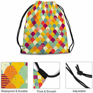 Bolsas con Cordón Sublimadas Personalizadas, Mochila de Gimnasio de Poliéster Impermeable, Bolsa Deportiva Promocional al por Mayor - Product Image 4