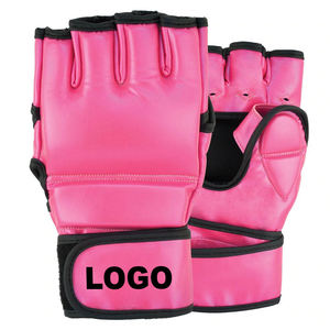 Nouveau style, prix raisonnable, gants de MMA en PU de haute qualité, évacuation de l'humidité, fermeture auto-agrippante pour entraînement unisexe adulte - Marque personnalisée - Product Image 1