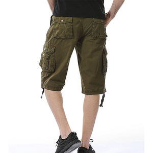 Pantalones Cortos Deportivos Cargo de Alta Calidad para Hombre, 100% Algodón, Transpirables, Tallas Grandes, Personalizables, para Verano - Product Image 2