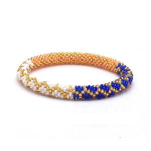 New Stock Arrival Good Quality High Grade Elegant Design Trendy Multi Colors Handmade Crochet Glass <b>Beads</b> Women's Bracelet - Product Image 1