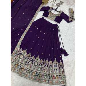 Diseñador Lehenga Choli para fiesta Vestidos de fiesta elegantes Look - Product Image 1