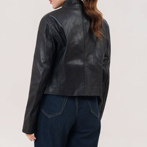 Latest Fashion Comfortable High Quality Women Leather Jacket For Style Fashionable Winter for Autumn Season - Product Image 2