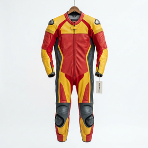 Traje de Carreras de Cuero Personalizado para Motocicleta, Diseño de Logotipo Personalizado y Servicio de Ajuste - Product Image 2