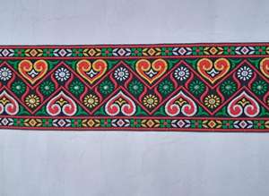 Encaje Rapiyar duradero y suave con un patrón atractivo para uso festivo, un lujo de diseño. - Product Image 4