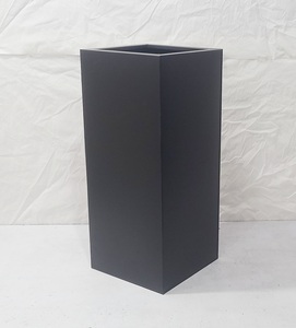 Tall Metal <b>Planter</b> Square Floor <b>Planter</b> Matte Finish Modern Indoor Outdoor Plant Pot Large Decorative Metal <b>Planter</b> <b>Box</b> Home - Product Image 3
