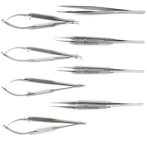PISSCO Veterinary Microsurgery <b>Instrument</b> Set 8 Piece Veterinary Microsurgery <b>Instrument</b> Set Veterinary Microsurgical <b>Instrument</b> - Product Image 1