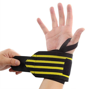 Bandes de maintien pour poignets pour la musculation, support élastique renforcé pour le cross-training, accessoires de gym personnalisables en gros avec logo - Product Image 6