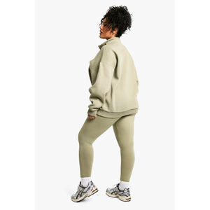 Ensemble de survêtements unisexes personnalisés avec logo OEM, sweats à capuche et pantalons de jogging surdimensionnés, vêtements de sport, ensembles de jogging épais. - Product Image 3