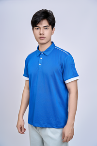 Chemise décontractée pour homme FMF en stock, légère, à séchage rapide, en piqué de polyester avec extensibilité 4 directions - Product Image 4