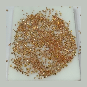 ไพลินสีน้ำตาลเหลืองธรรมชาติคุณภาพเยี่ยม รูปทรงกลมเจียระไนแบบเพชร ขนาด 2 มม. แบบหลวม ปรับขนาดได้ ผลิตในประเทศไทย เกรด AAAA เครื่องประดับอัญมณีชั้นดี - Product Image 1