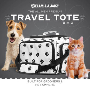 Sac de rangement Flamia en fibre écologique pour outils de toilettage des animaux, sac de haute qualité pour petits animaux, pour ranger les ciseaux - Product Image 6