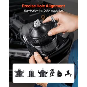 Kit de Soportes de Motor y Transmisión Compatible con Honda Accord 3.0L V6 2003-2007, Juego de 6 Piezas de Repuesto para OE - Product Image 6