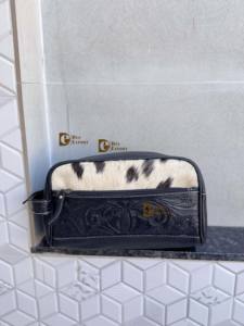 Nouveau luxe grande capacité usiné à la main en cuir fermeture à glissière poignée souple pour organisateur femmes voyage cosmétique maquillage sac - Product Image 2