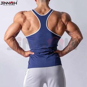 Men's Fitness Custom Logo Quick Dry Bamboo Athletic Gym Wear Muscle Activewear Breathable Seamless <b>Stringer</b> Training <b>Vest</b> - Product Image 2