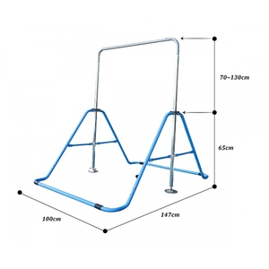 Durable Steel <b>Frame</b> Indoor Pull-Up Bar for Children Toddler-Friendly and Height Adjustable Climbers & <b>Play</b> Structures - Product Image 2