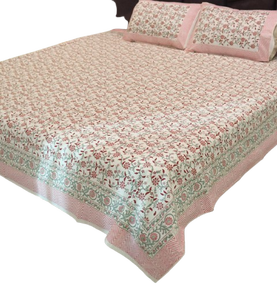 Sábana de Algodón con Estampado Artesanal, Diseño Floral Étnico Indio, para Decoración del Hogar, al Mejor Precio - Product Image 3