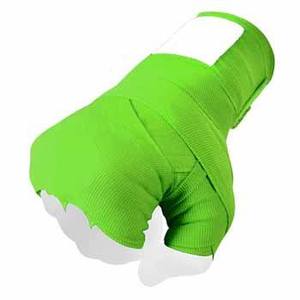 Vendas para manos con guantes interiores para boxeo y MMA, de tela de algodón, elásticas, acolchadas con gel, 3.5M, cierre a presión, ligeras - Product Image 1