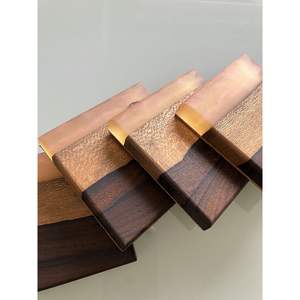Modern Wooden Resin Coasters Everyday <b>Table</b> <b>Protection</b> Mats & Pads - Product Image 5